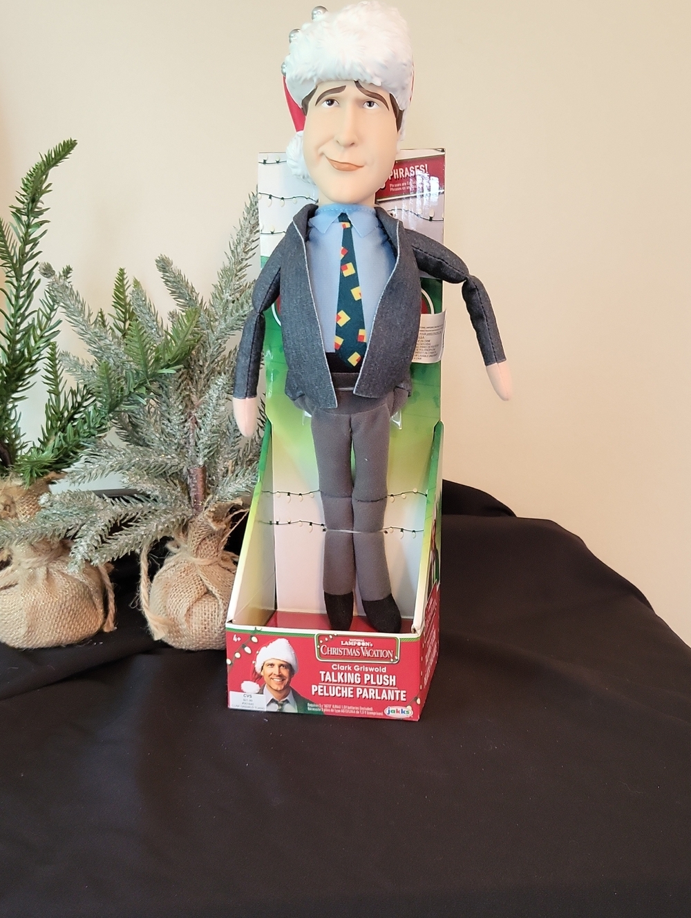 Christmas Vacation Clark Griswald Talking Plush NIB